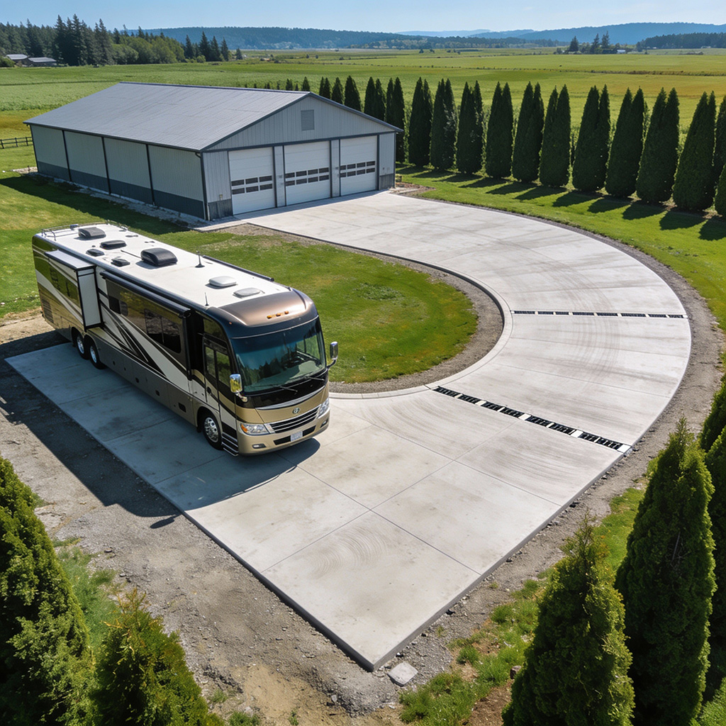 Typical Rv Pad Layout RV Pads | Pacific Home Construction